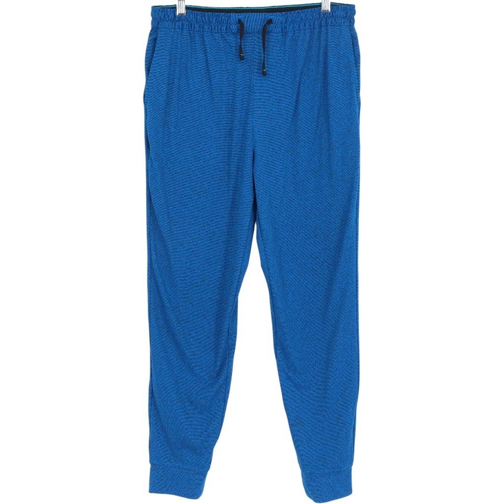 Stance Men's Blue Heathered Athletic Jogger Pants Size M Drawstring Stretch